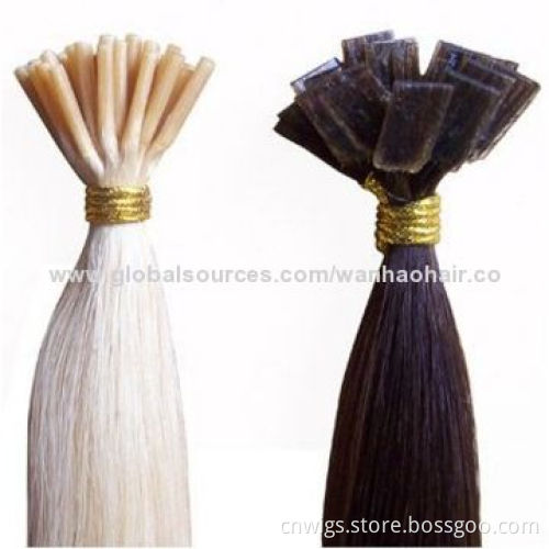 Italian Keratin Prebonded Remy/U-tip Human Hair Extension
